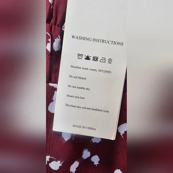 Dokotoo Women's Casual V Neck Alicia Smocked Long Sleeve Chiffon Blouse Size 2XL - Picture 15 of 16